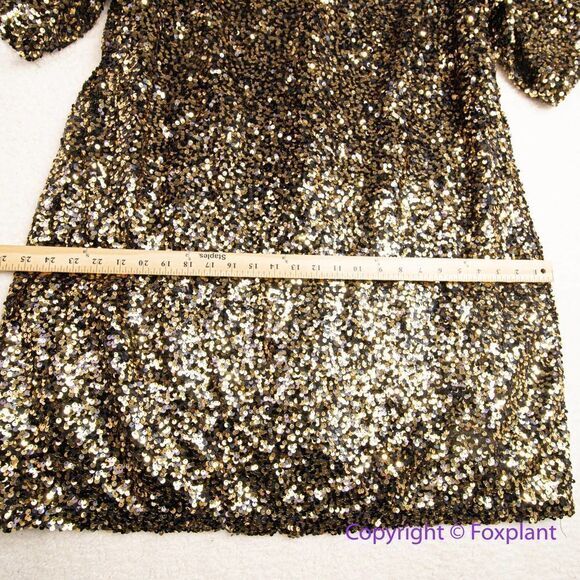 NEW City Chic Sequin Cocktail glam‎ mini Dress, color gold, plus size 20 - Picture 8 of 15